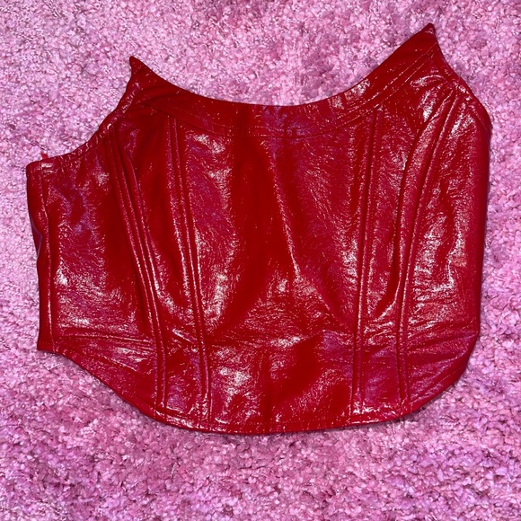 Red corset top - Picture 2 of 5